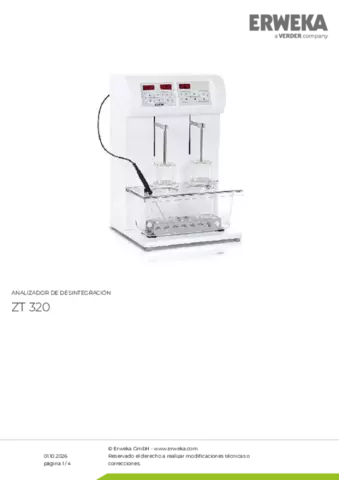 Hoja de datos del producto ZT 320 Series