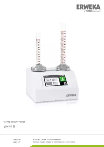 Product data sheet SVM II