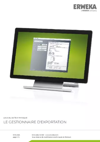 Fiche produit Export Manager