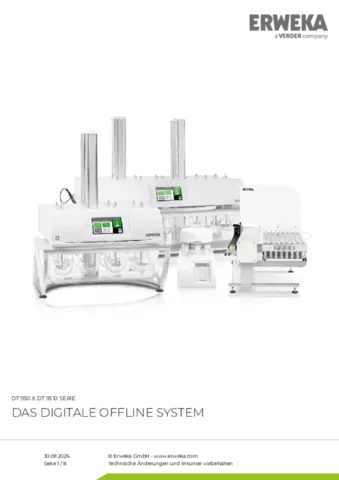 Produktdatenblatt Dissolution Offline System