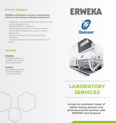 Laboratory Services – ERWEKA & Quasaar