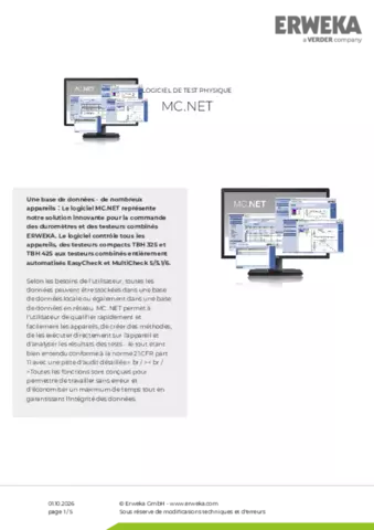 Fiche produit MC.NET