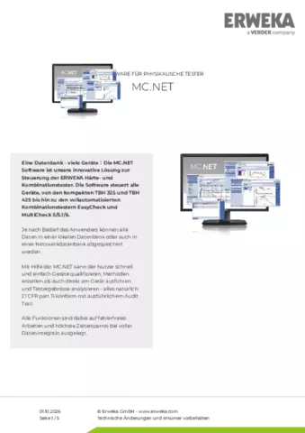 Produktdatenblatt MC.NET