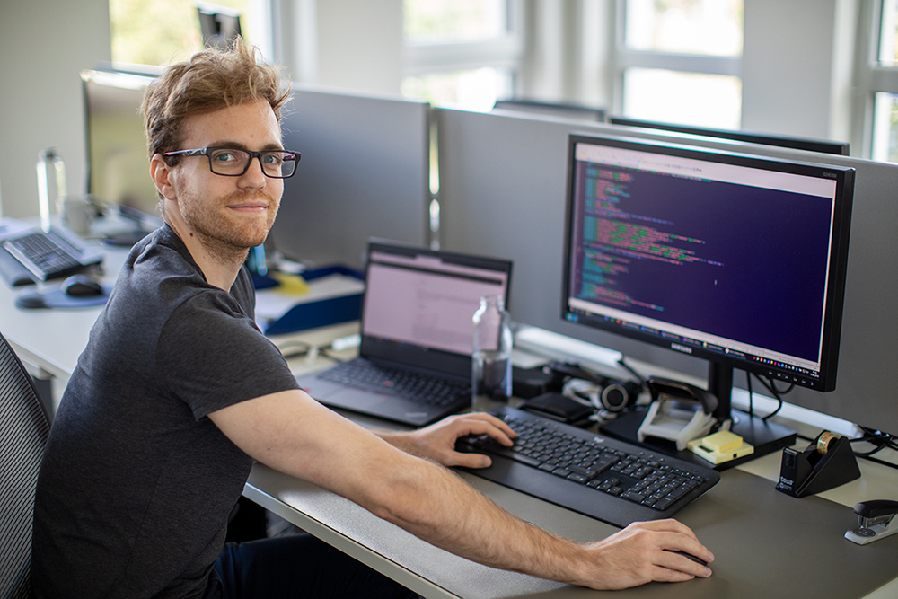 We present André Horn, Software developer, R&D - ERWEKA GmbH