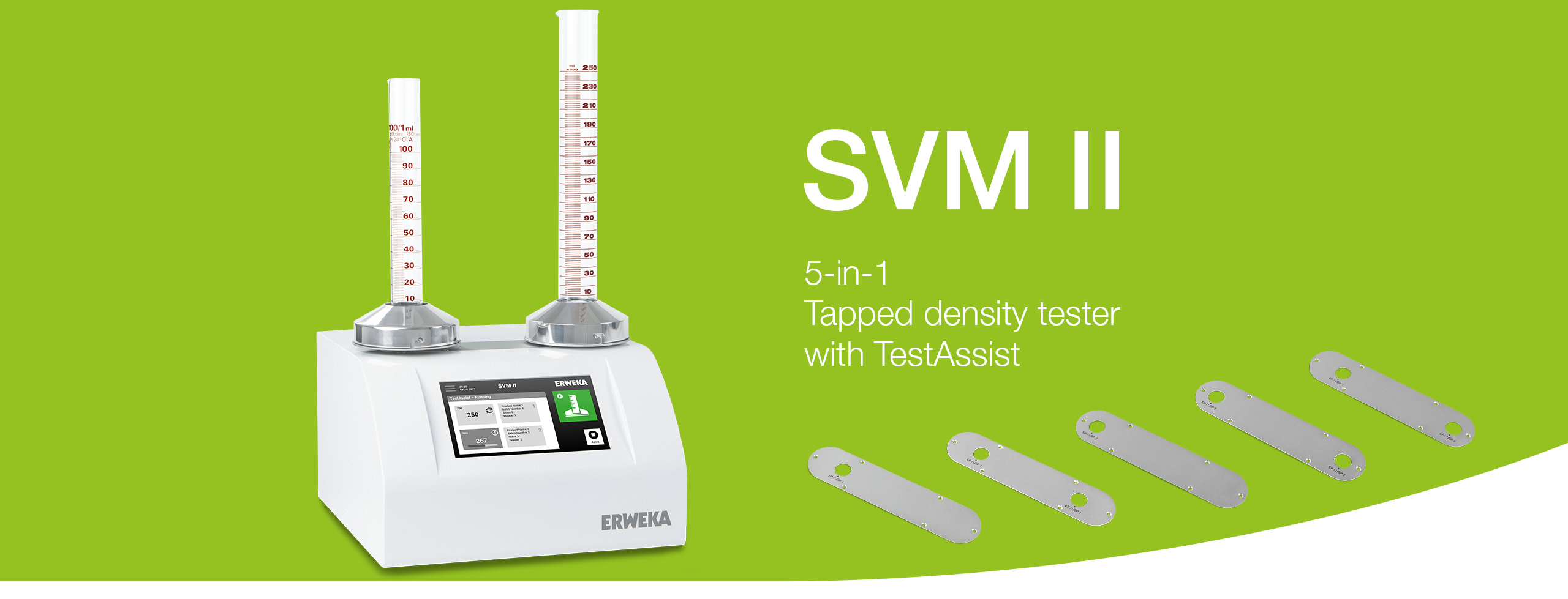 SVM II Tapped density tester