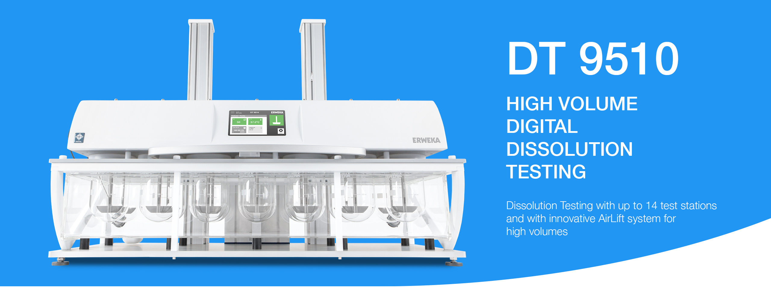 DT 9510 High volume digital dissolution tester